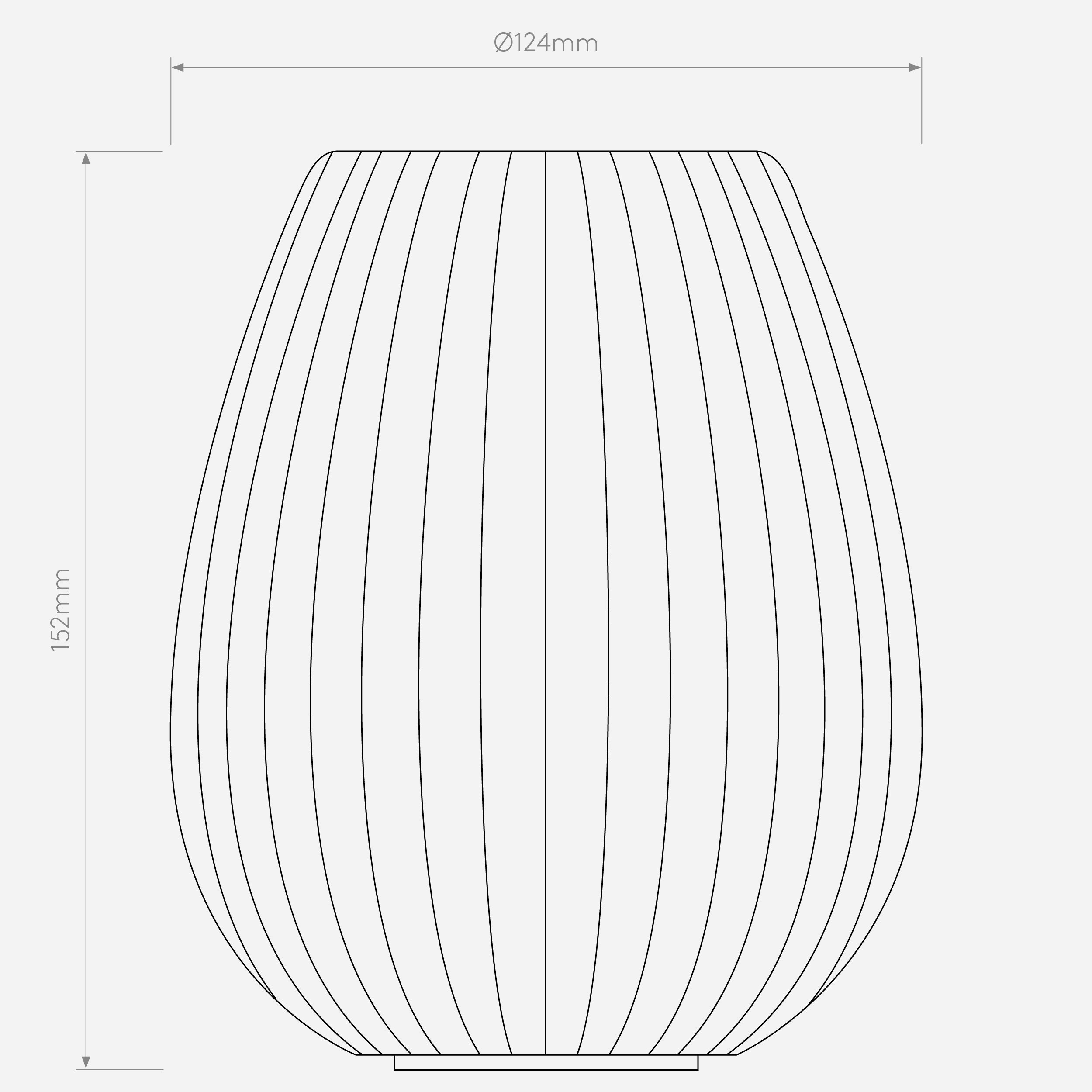 Плафон Astro Lighting Tacoma Tulip Ribbed стекло фото 3