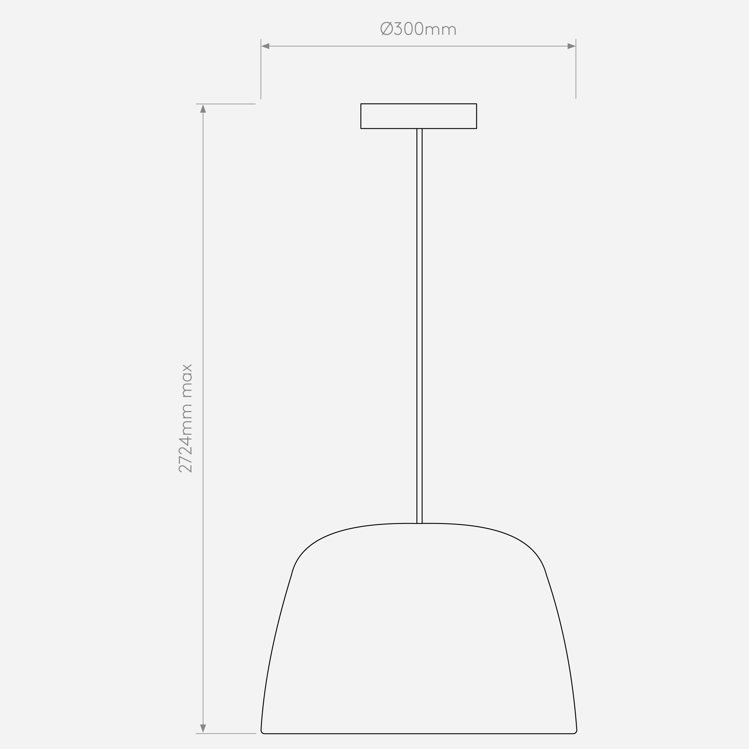 Подвесной светильник Astro Lighting Taiko Pendant 300 фото 9